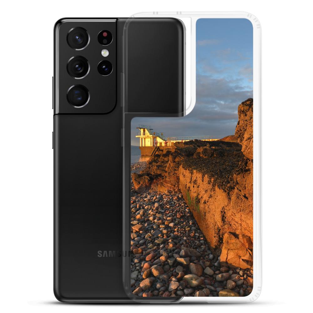 Blackrock Diving Tower Galway Behind Rocks Samsung Case