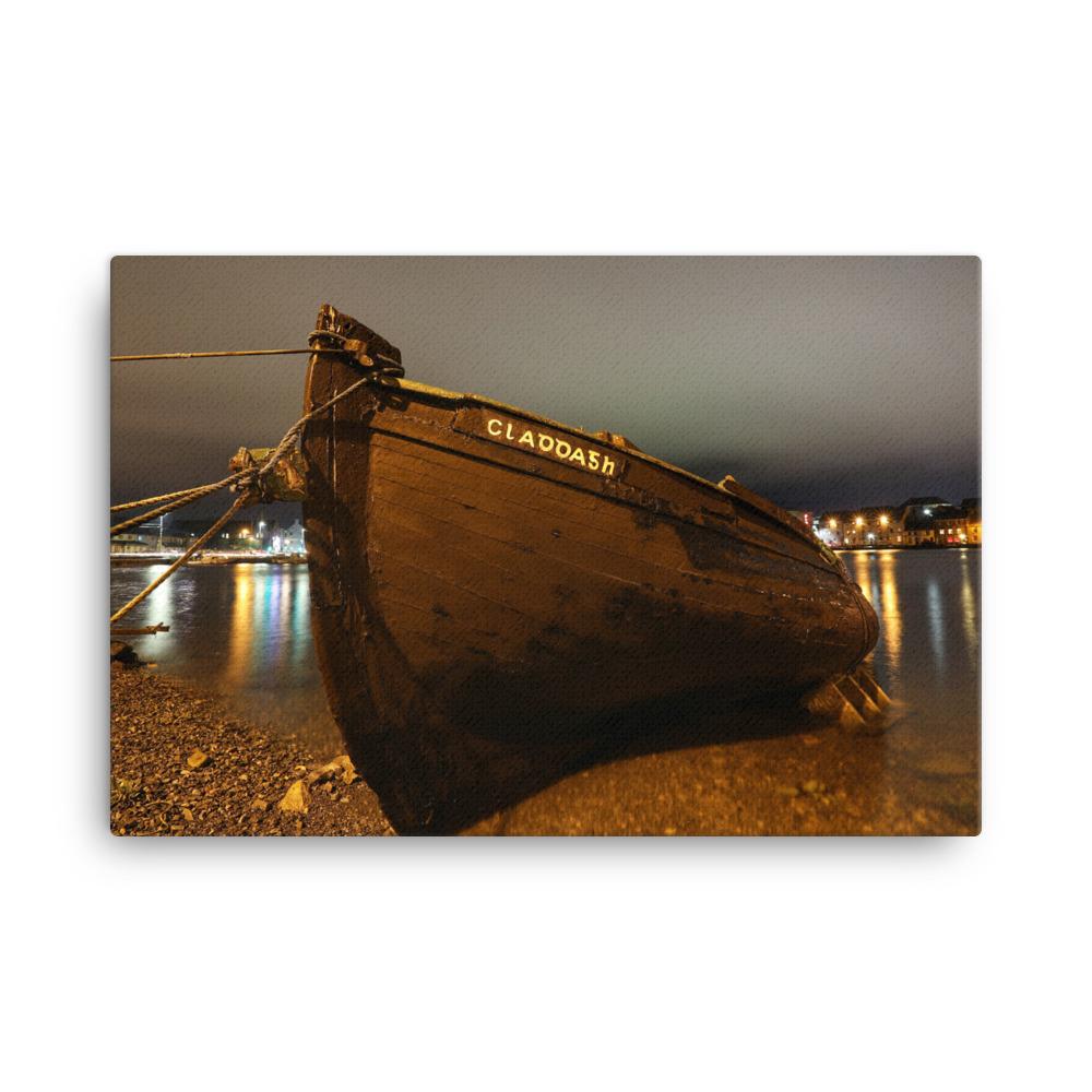 Claddagh Galway At Night Canvas