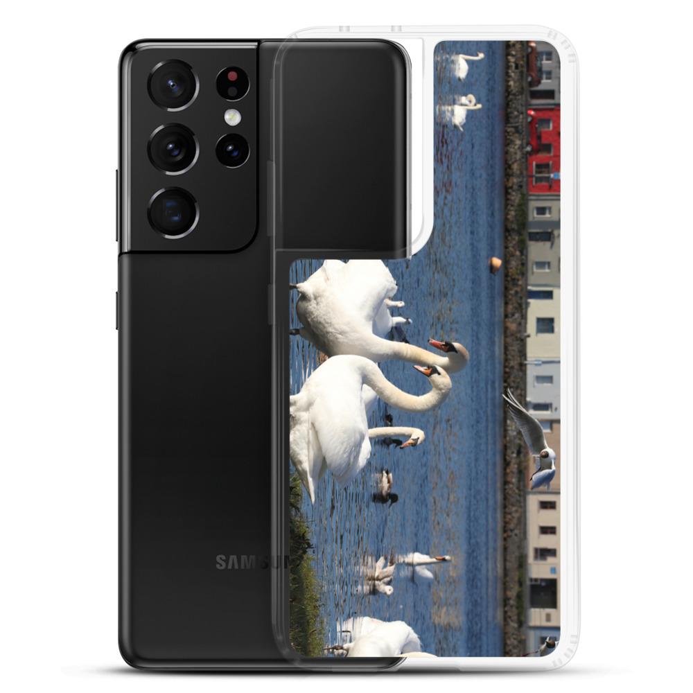 Swans Meet At Claddagh Galway Samsung Case