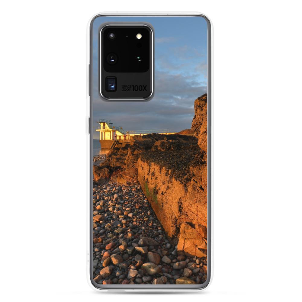 Blackrock Diving Tower Galway Behind Rocks Samsung Case