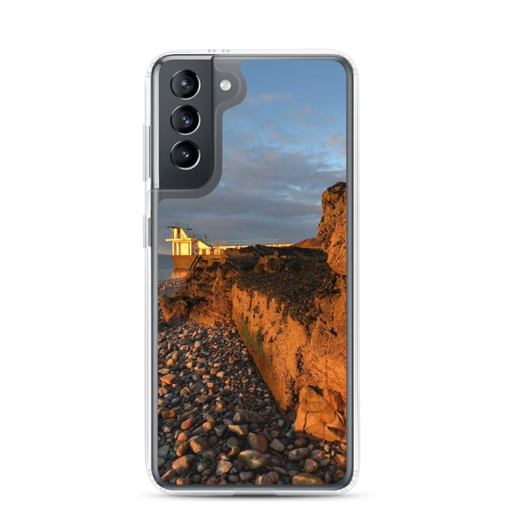 Blackrock Diving Tower Galway Behind Rocks Samsung Case