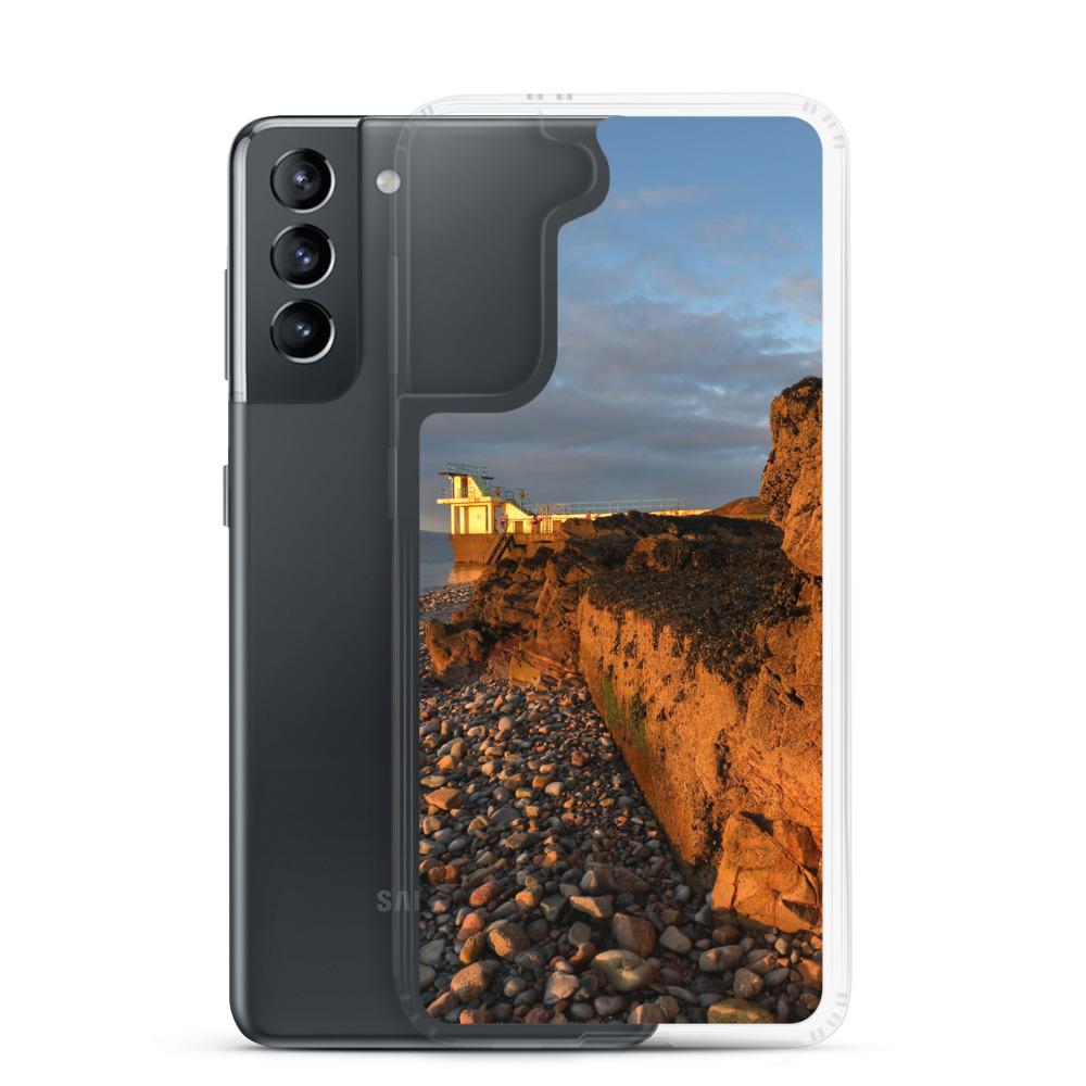 Blackrock Diving Tower Galway Behind Rocks Samsung Case