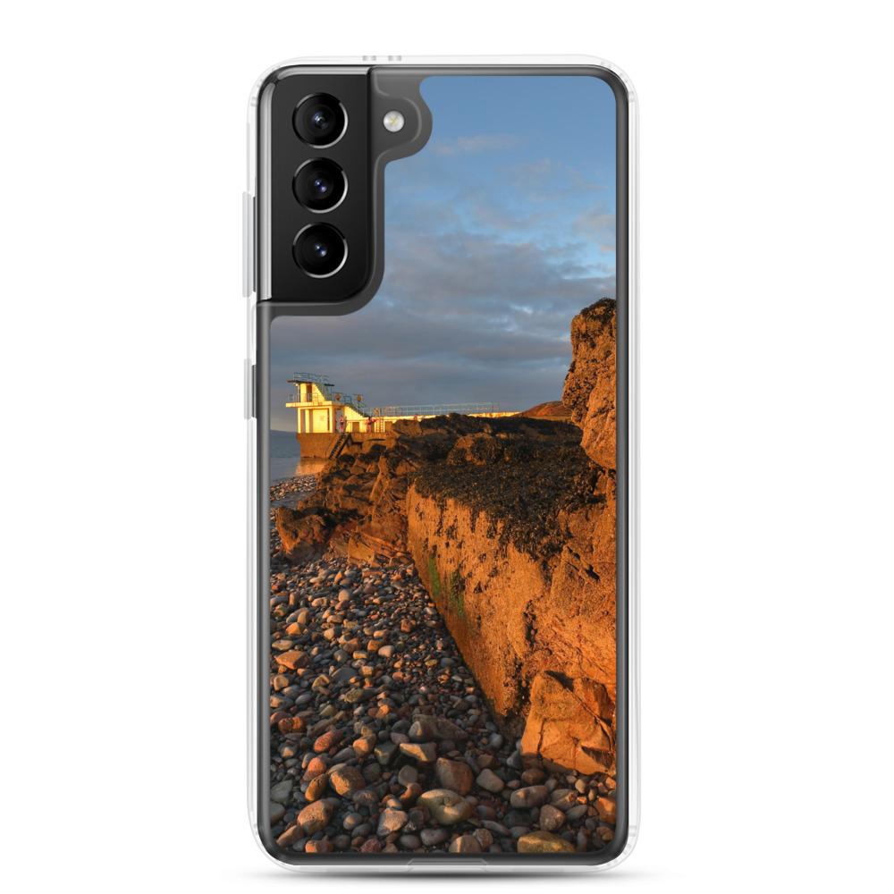 Blackrock Diving Tower Galway Behind Rocks Samsung Case