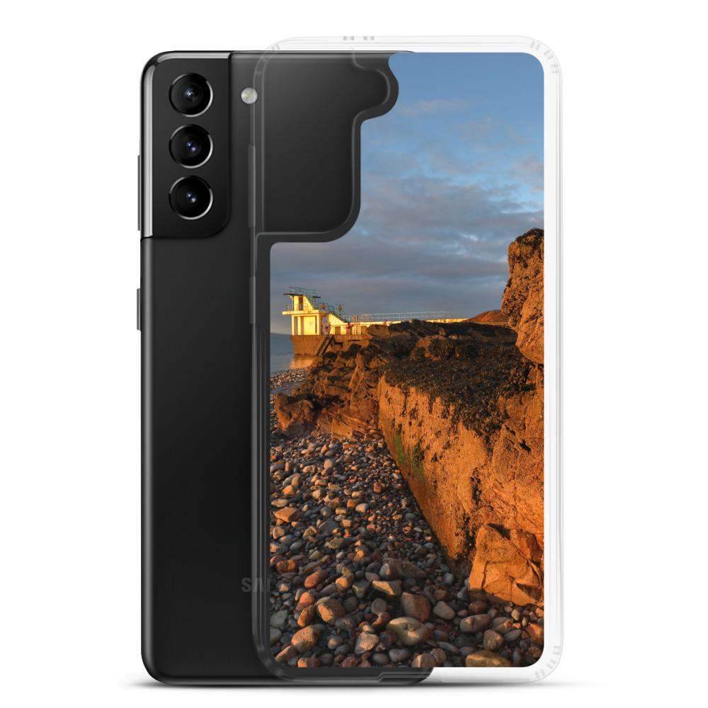 Blackrock Diving Tower Galway Behind Rocks Samsung Case