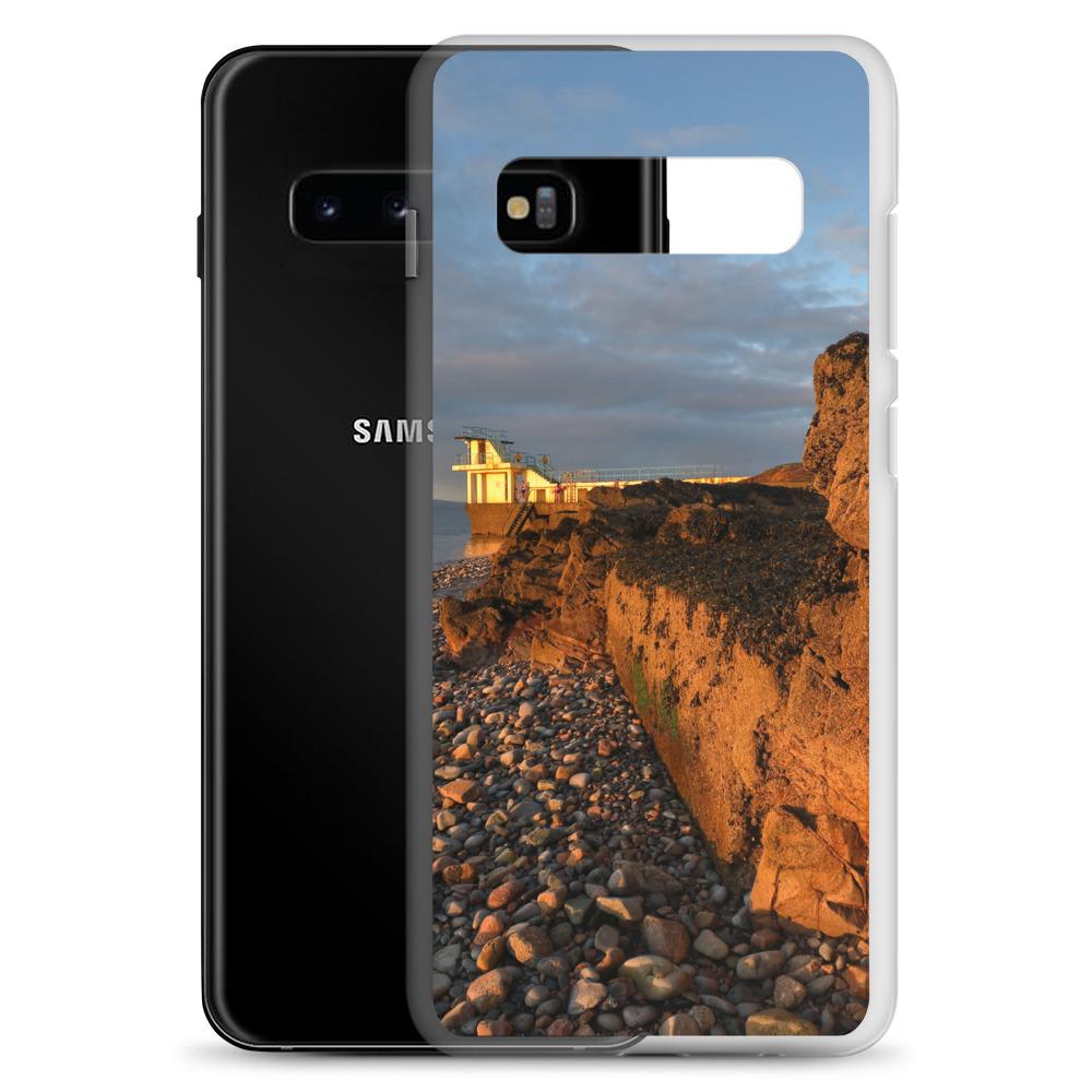 Blackrock Diving Tower Galway Behind Rocks Samsung Case