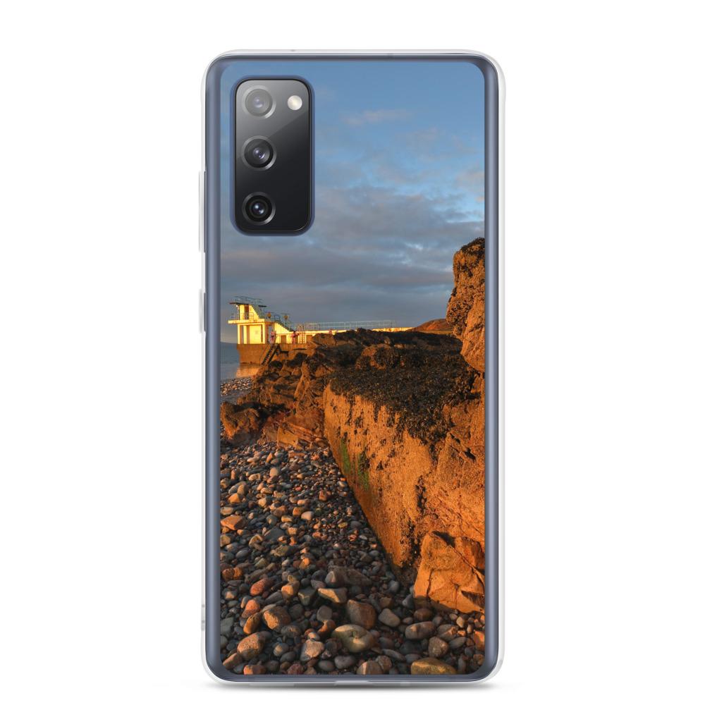 Blackrock Diving Tower Galway Behind Rocks Samsung Case