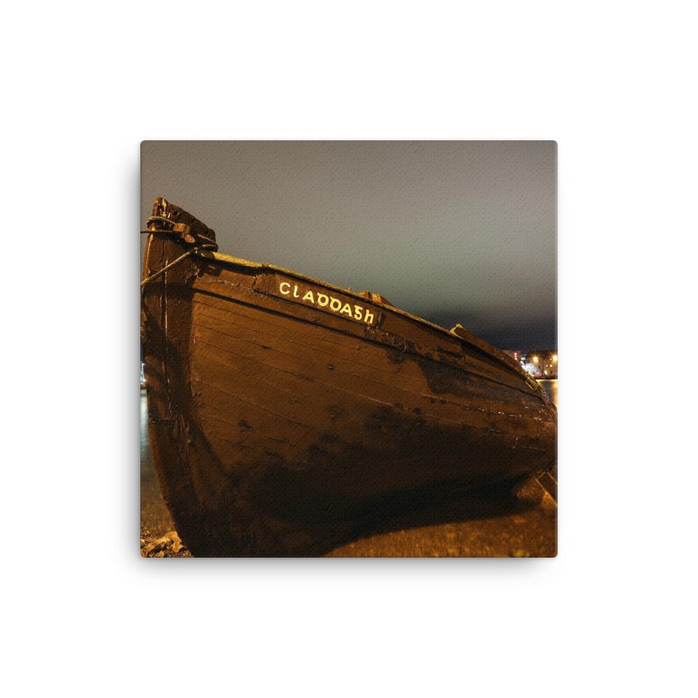 Claddagh Galway At Night Canvas