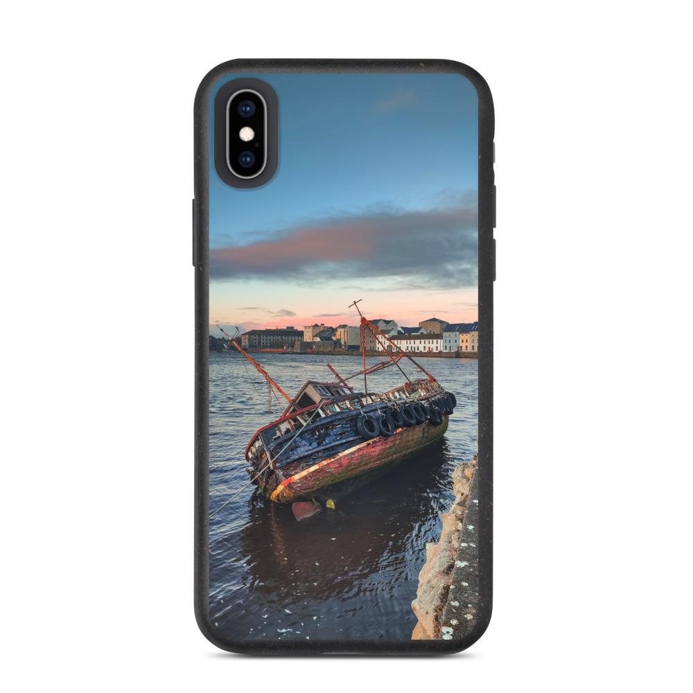 Fishing Boat Claddagh Galway Biodegradable iPhone Cases