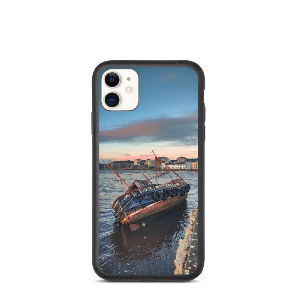 Fishing Boat Claddagh Galway Biodegradable iPhone Cases