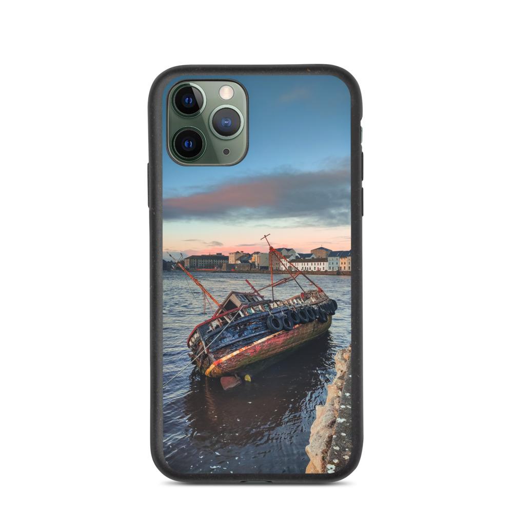 Fishing Boat Claddagh Galway Biodegradable iPhone Cases