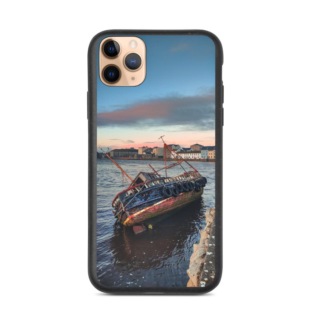 Fishing Boat Claddagh Galway Biodegradable iPhone Cases