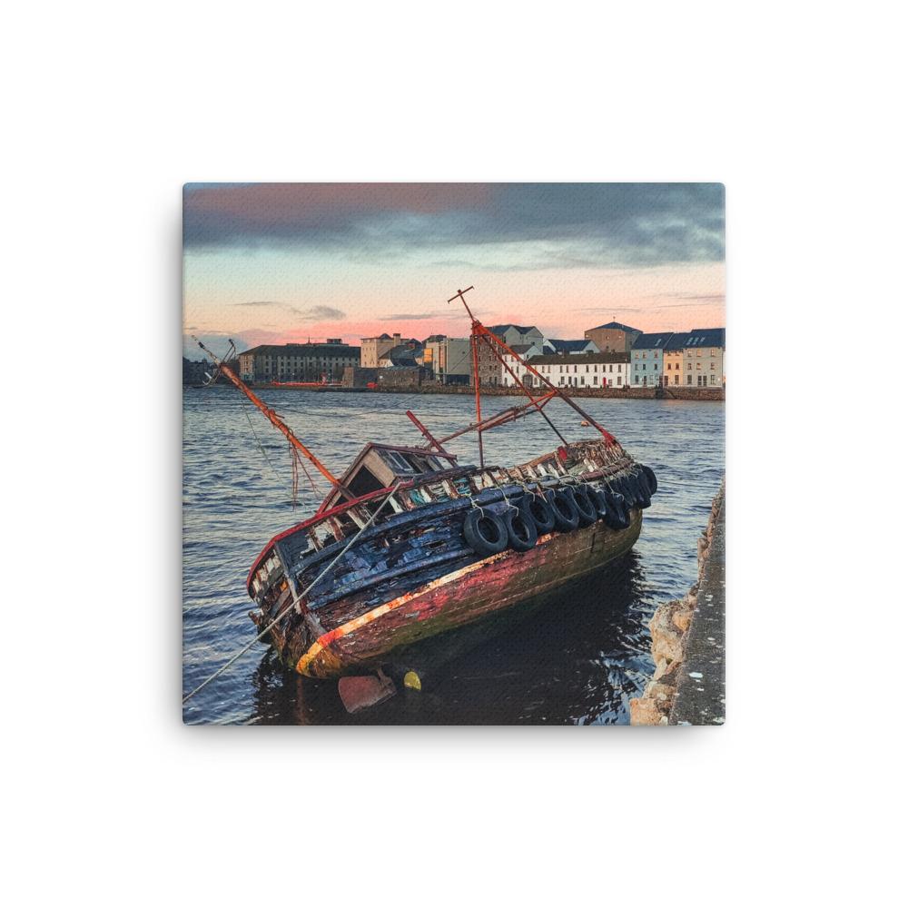 Fishing Boat Claddagh Galway Canvas