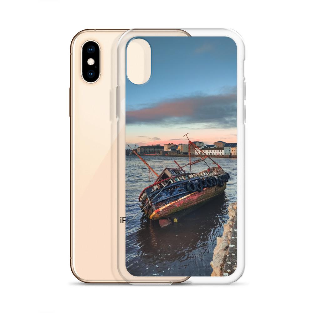 Fishing Boat Claddagh Galway iPhone Cases