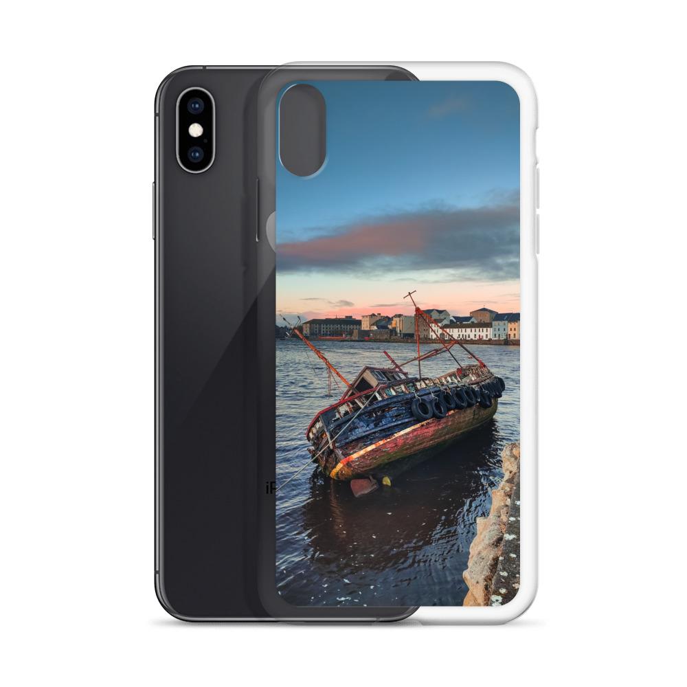 Fishing Boat Claddagh Galway iPhone Cases