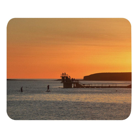 Galway Bay Paddle Board Sunset Mouse pad