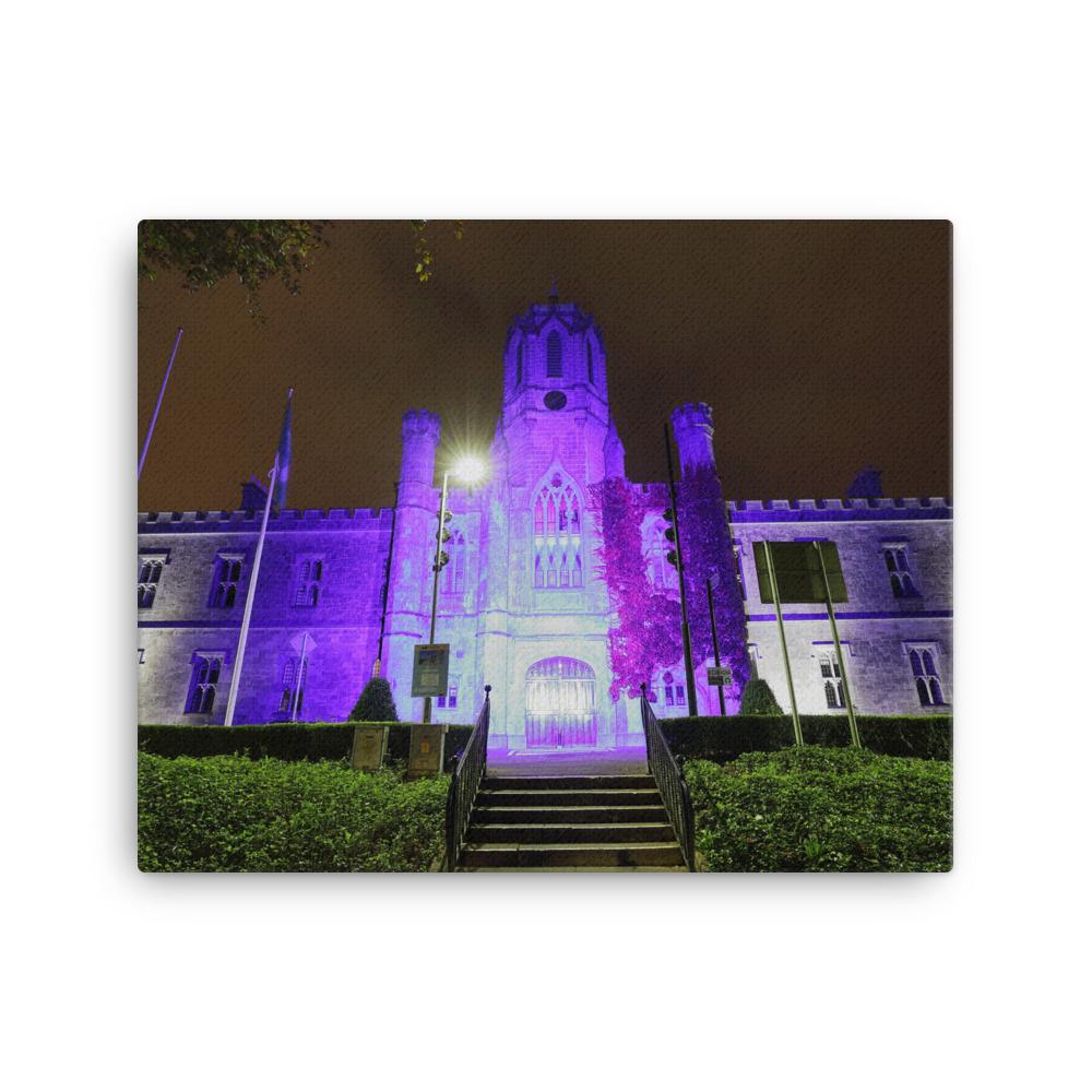 NUIG At Night Canvas