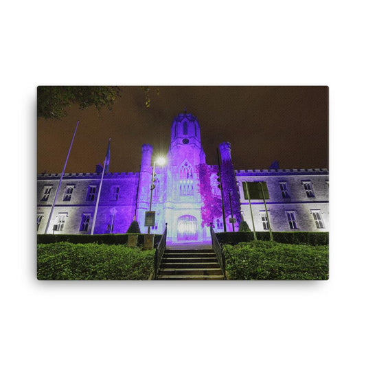 NUIG At Night Canvas