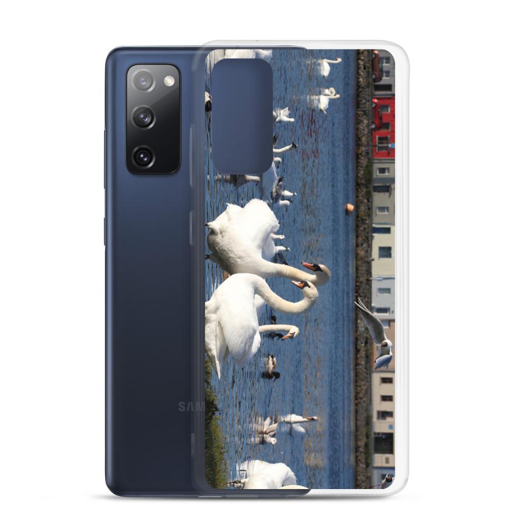 Swans Meet At Claddagh Galway Samsung Case