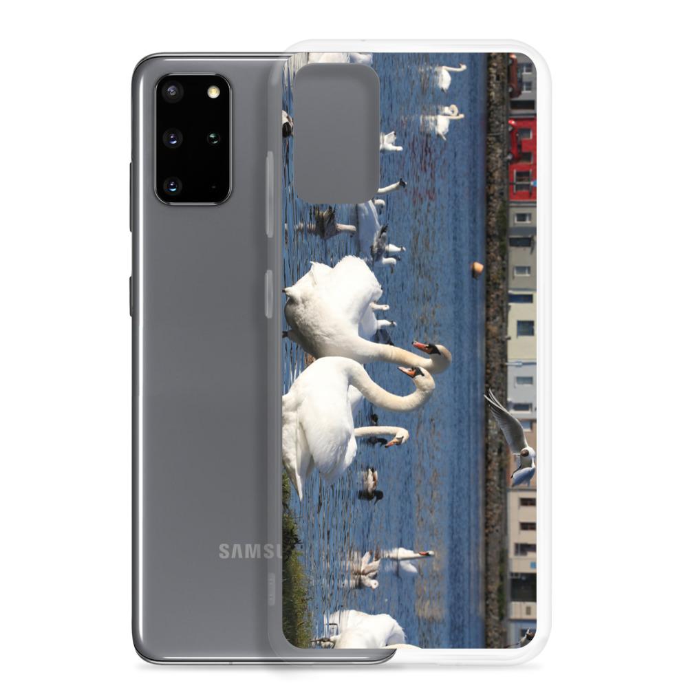Swans Meet At Claddagh Galway Samsung Case