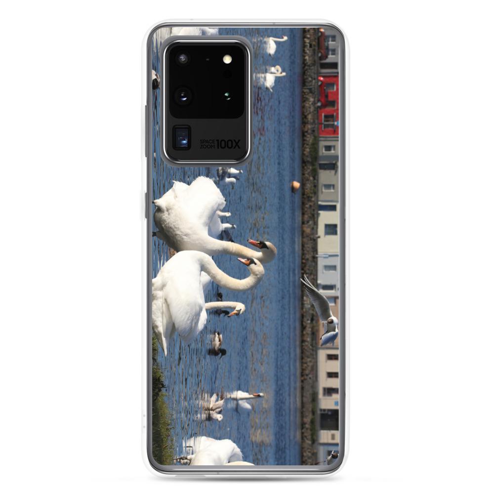 Swans Meet At Claddagh Galway Samsung Case