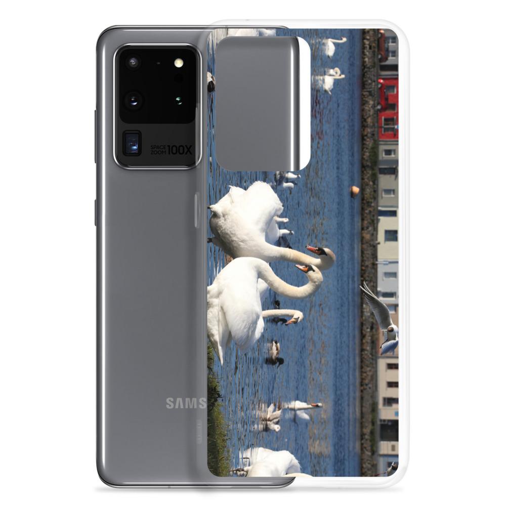 Swans Meet At Claddagh Galway Samsung Case