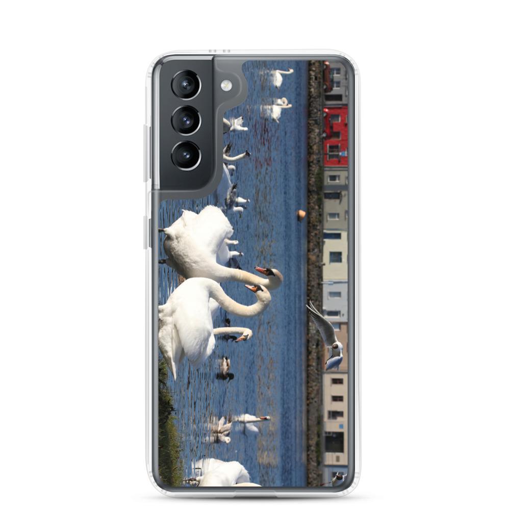 Swans Meet At Claddagh Galway Samsung Case