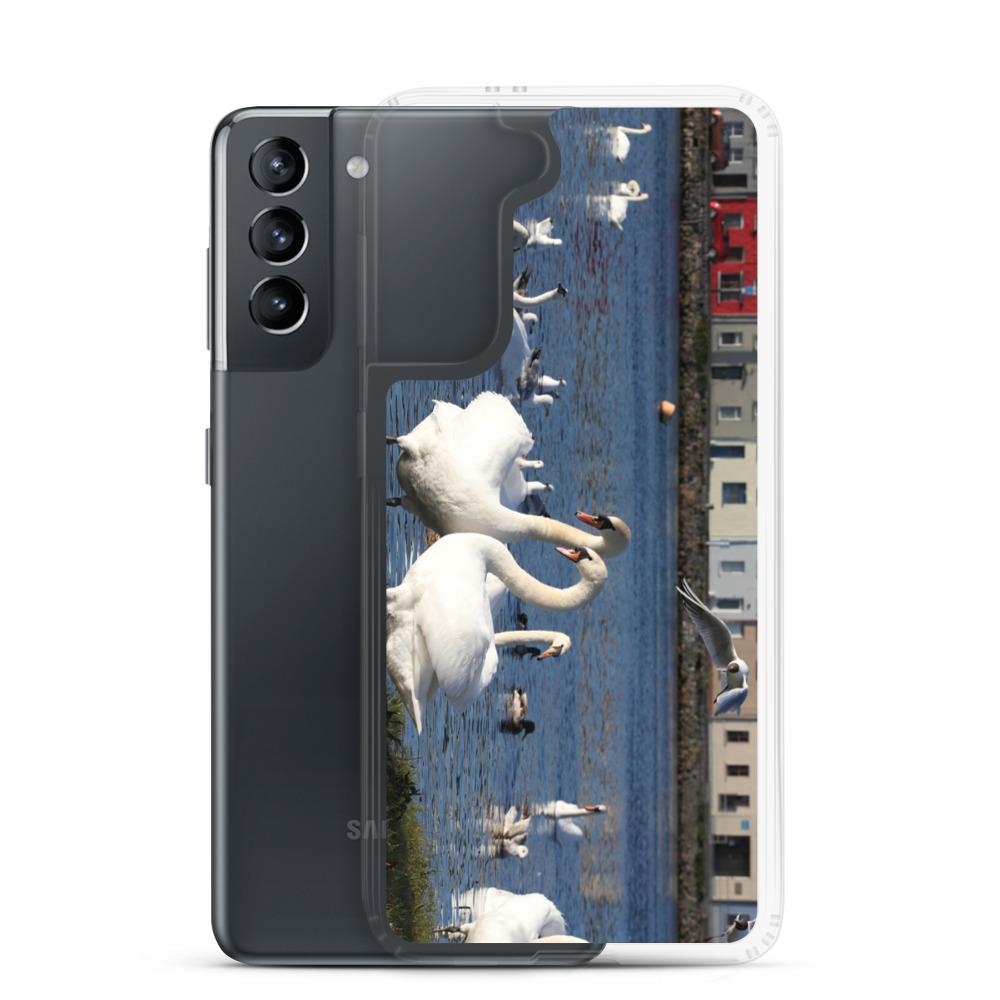 Swans Meet At Claddagh Galway Samsung Case