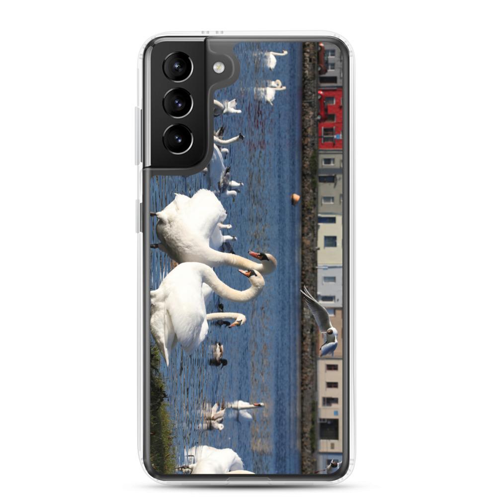 Swans Meet At Claddagh Galway Samsung Case