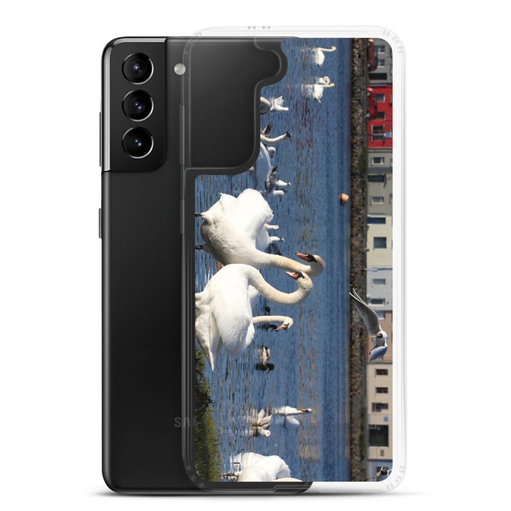 Swans Meet At Claddagh Galway Samsung Case