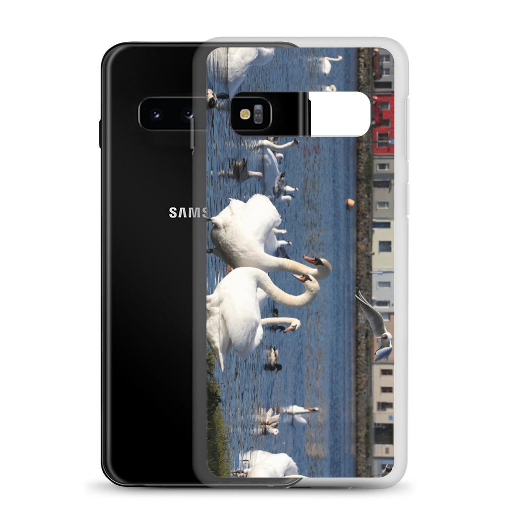 Swans Meet At Claddagh Galway Samsung Case