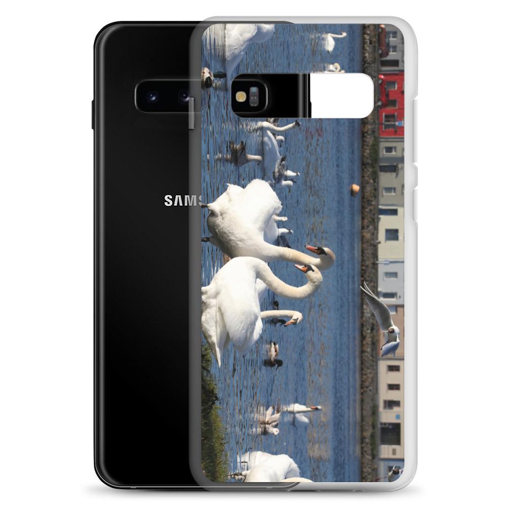 Swans Meet At Claddagh Galway Samsung Case