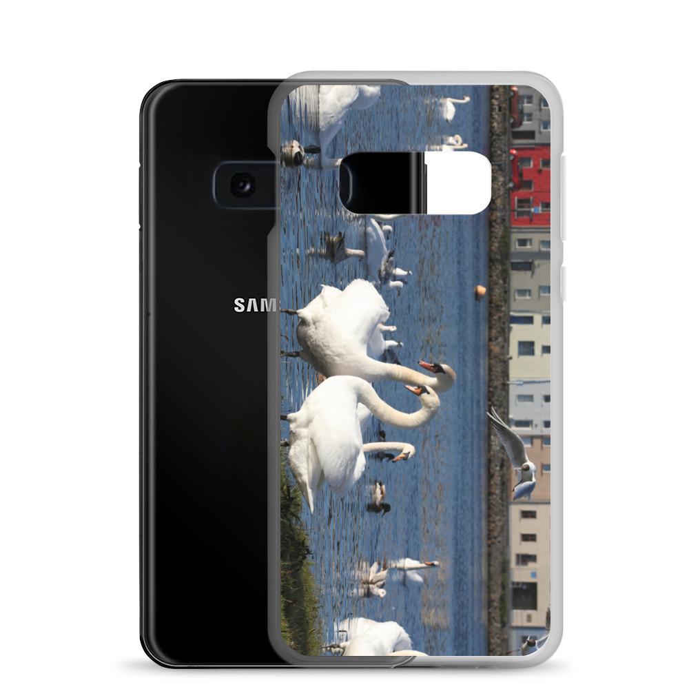 Swans Meet At Claddagh Galway Samsung Case