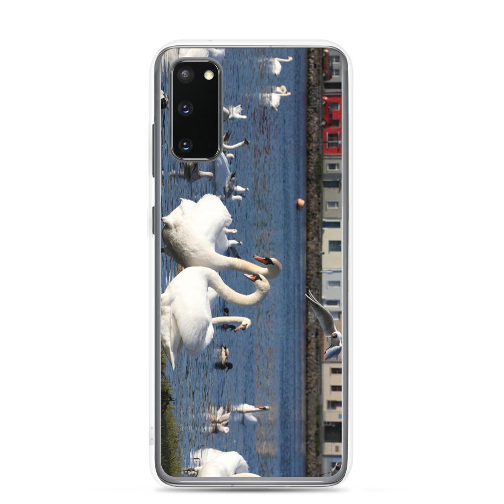 Swans Meet At Claddagh Galway Samsung Case