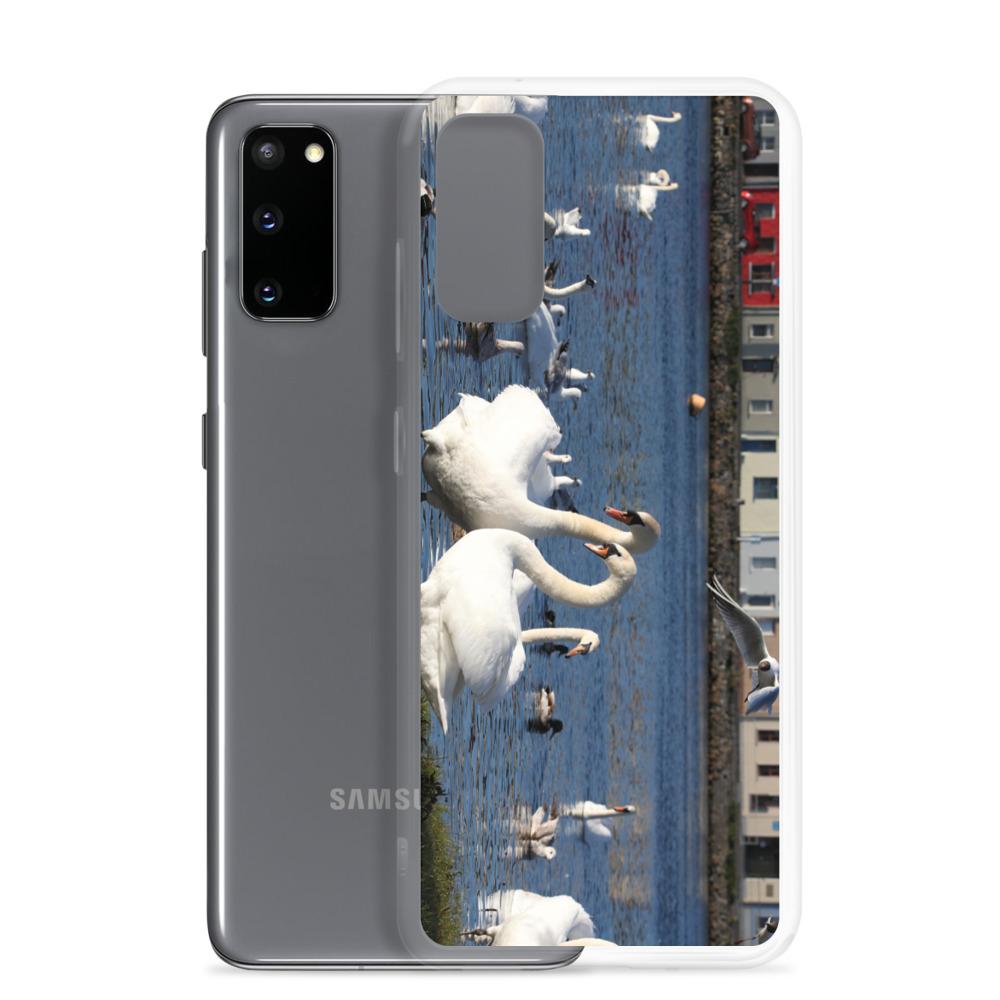 Swans Meet At Claddagh Galway Samsung Case