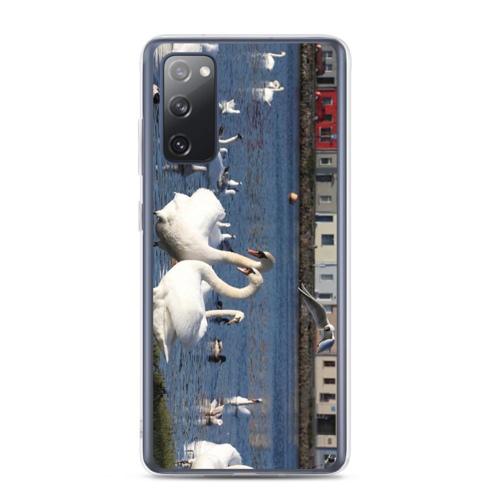 Swans Meet At Claddagh Galway Samsung Case